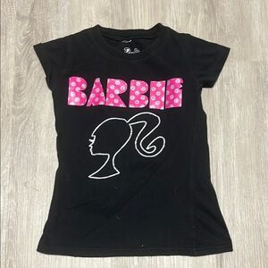 Barbie Black T-Shirt with Pink Logo